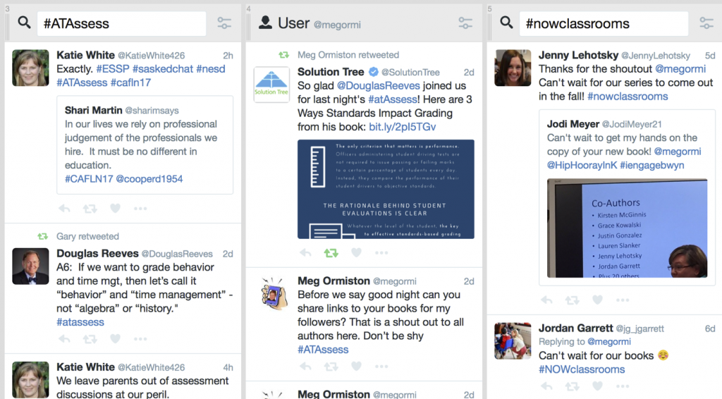 #ATAssess, #NOWclassrooms