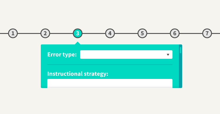 Error Type to Instructional Strategy