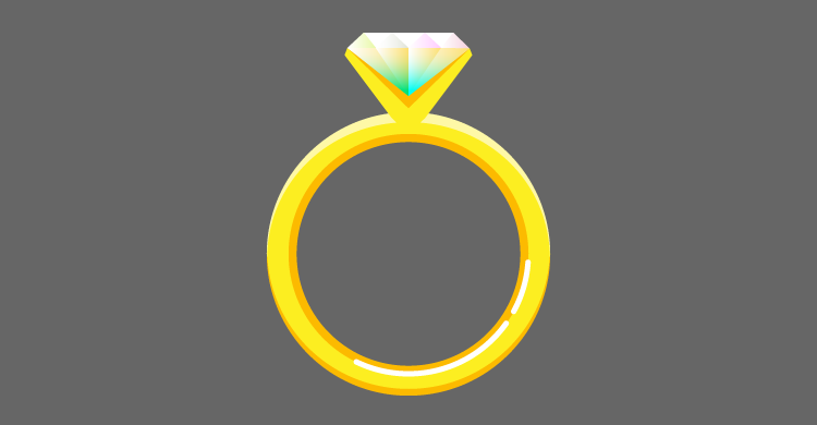 Diamond ring for PLC