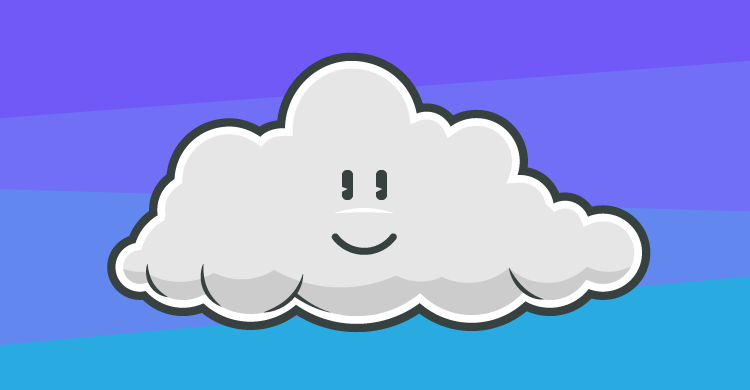 A happy cloud